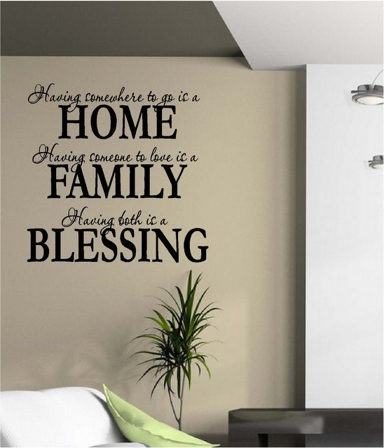210616101 Wholesale Having Somewhere to Go is a Home Quote Family Love Wall Decal Vinyl Sticker Decoration