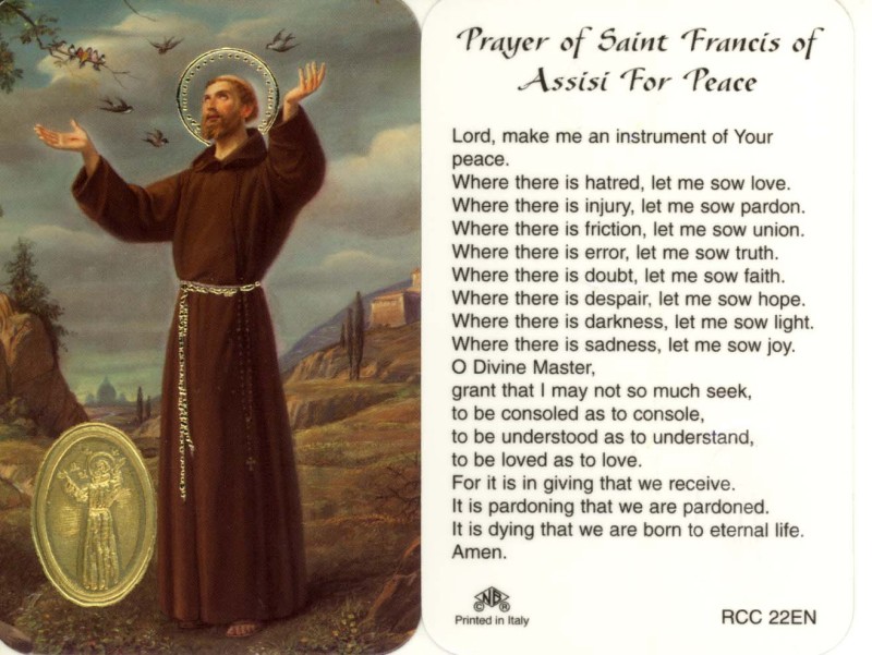 St Francis Christmas Quotes QuotesGram