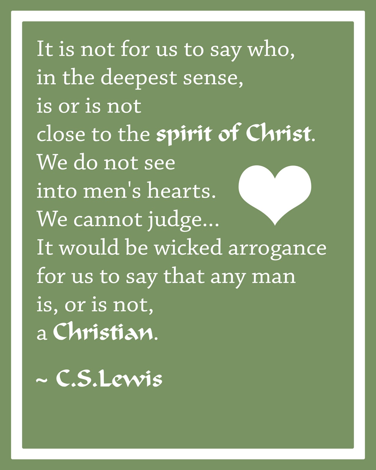 Christian Quotes By Cs Lewis
