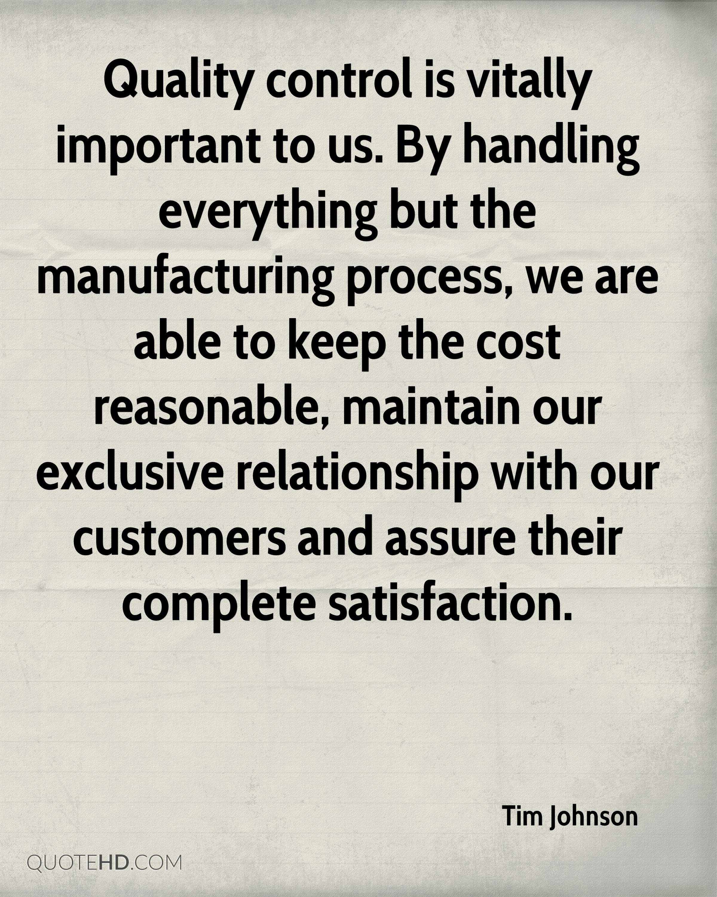 Quotes About Quality Manufacturing. QuotesGram