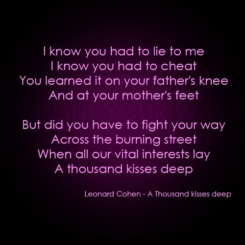 Leonard Cohen Quotes. QuotesGram