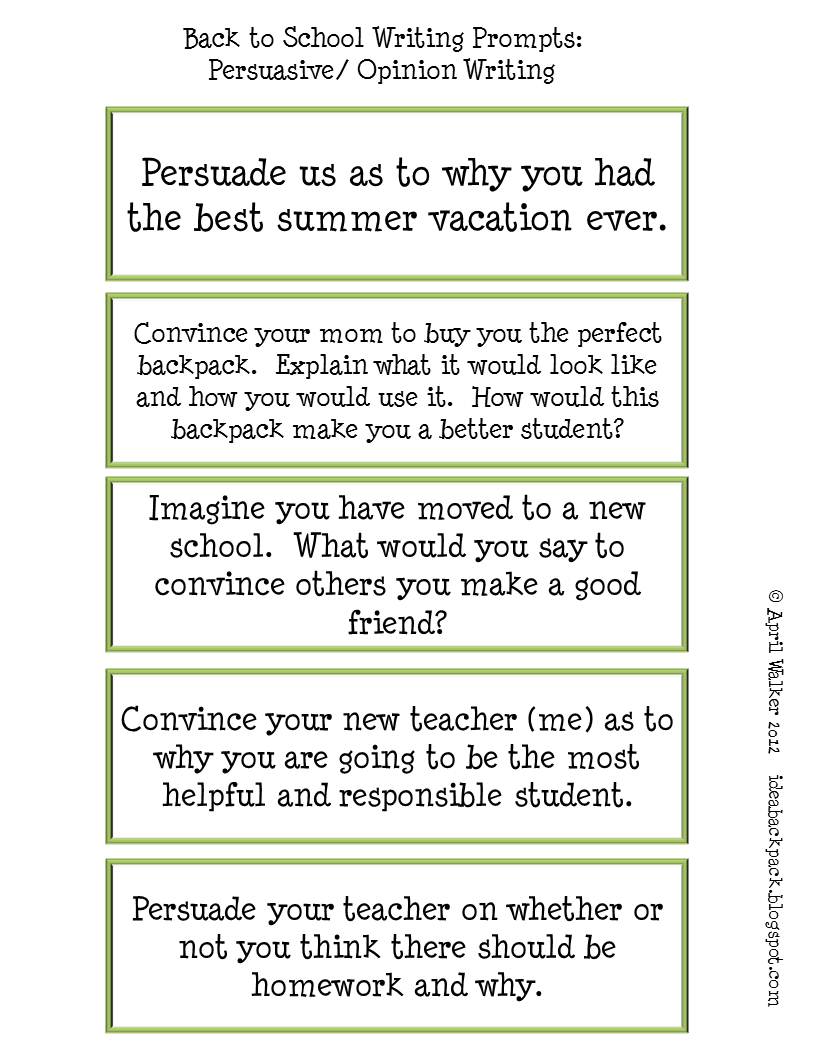 Writing Prompts High School Students Telegraph