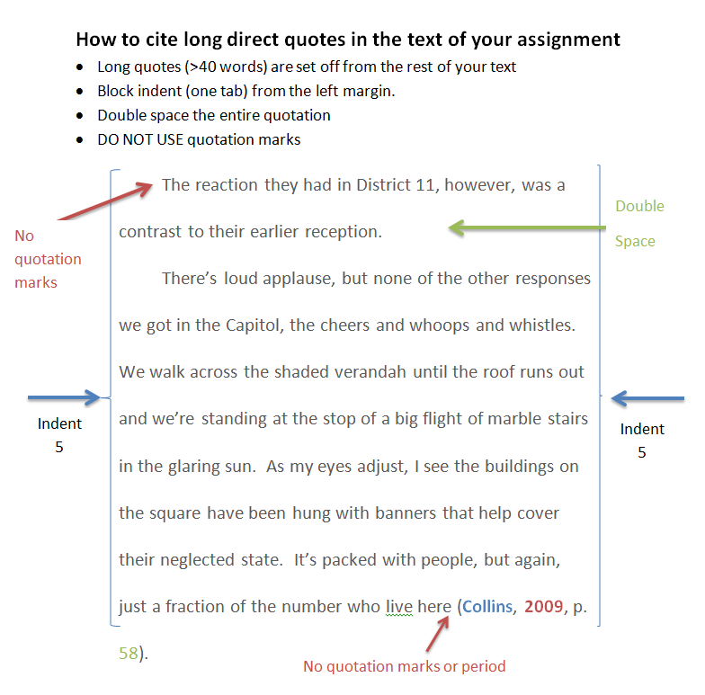 quotes in apa format example quotes in apa format example