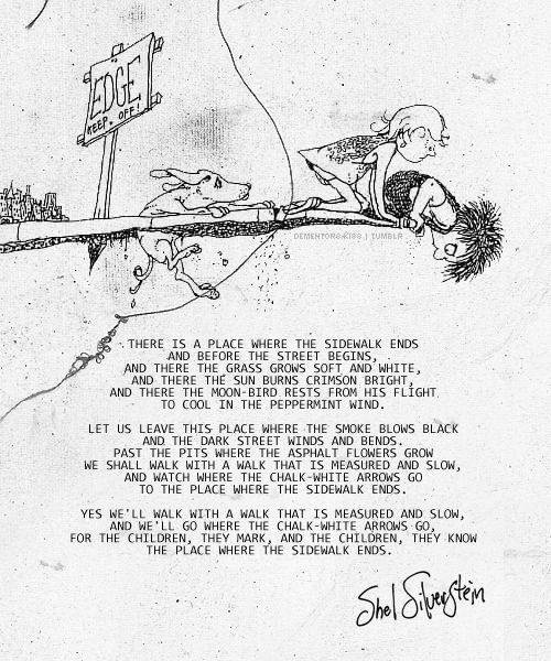 who wrote where the sidewalk ends who wrote where the sidewalk ends
