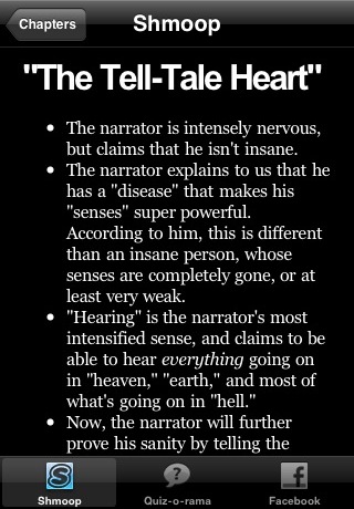 Tell Tale Heart Eye Quote