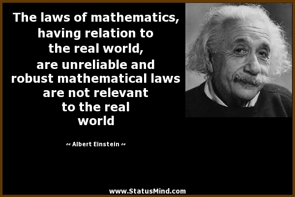 Albert Einstein Quotes About Math. QuotesGram