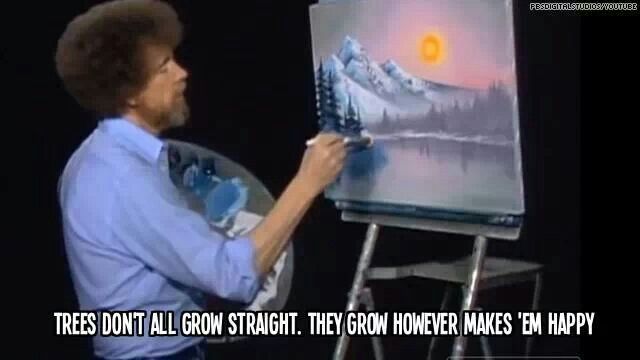 Bob Ross Funny Quotes. QuotesGram