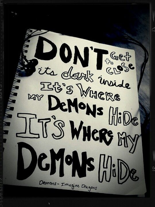 lead into demons song lead into demons song