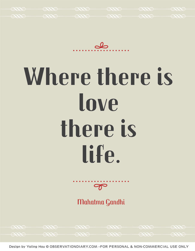 Quotes About Love Gandhi. Quotesgram
