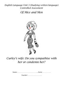 Curleys Wife Loneliness Quotes