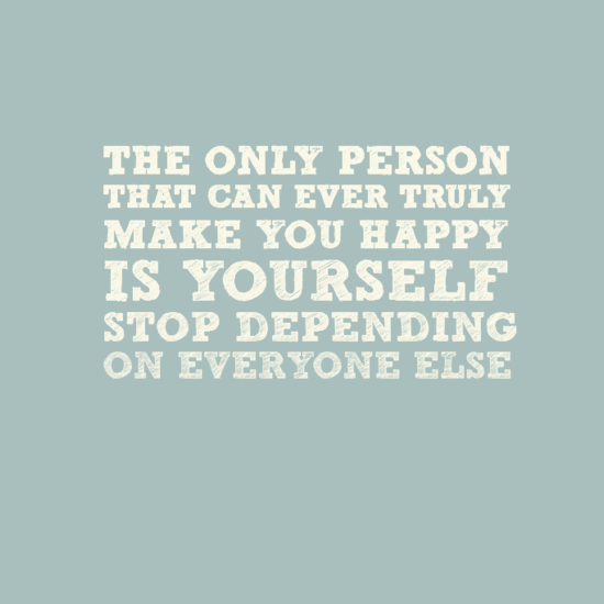 Only You Can Make Yourself Happy Quotes. QuotesGram