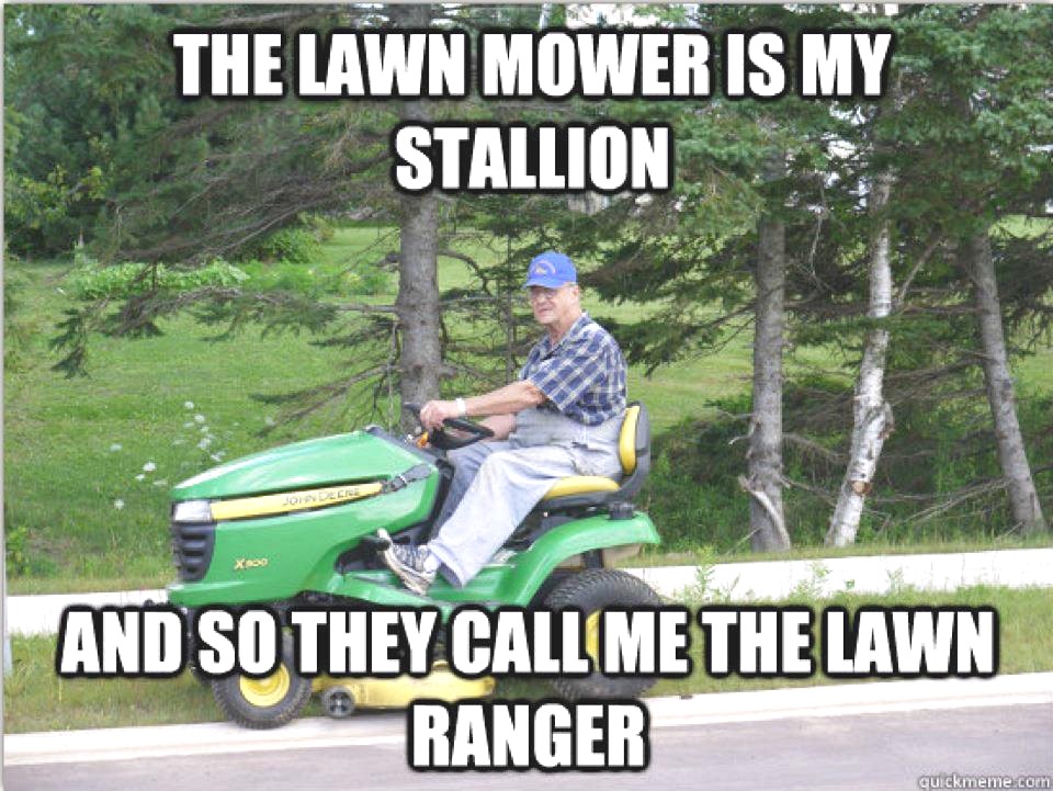 Funny Lawn Quotes.