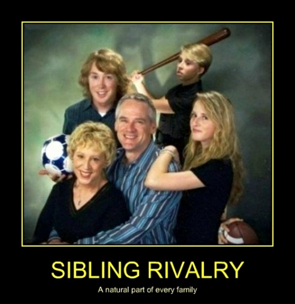 funny sibling rivalry pictures