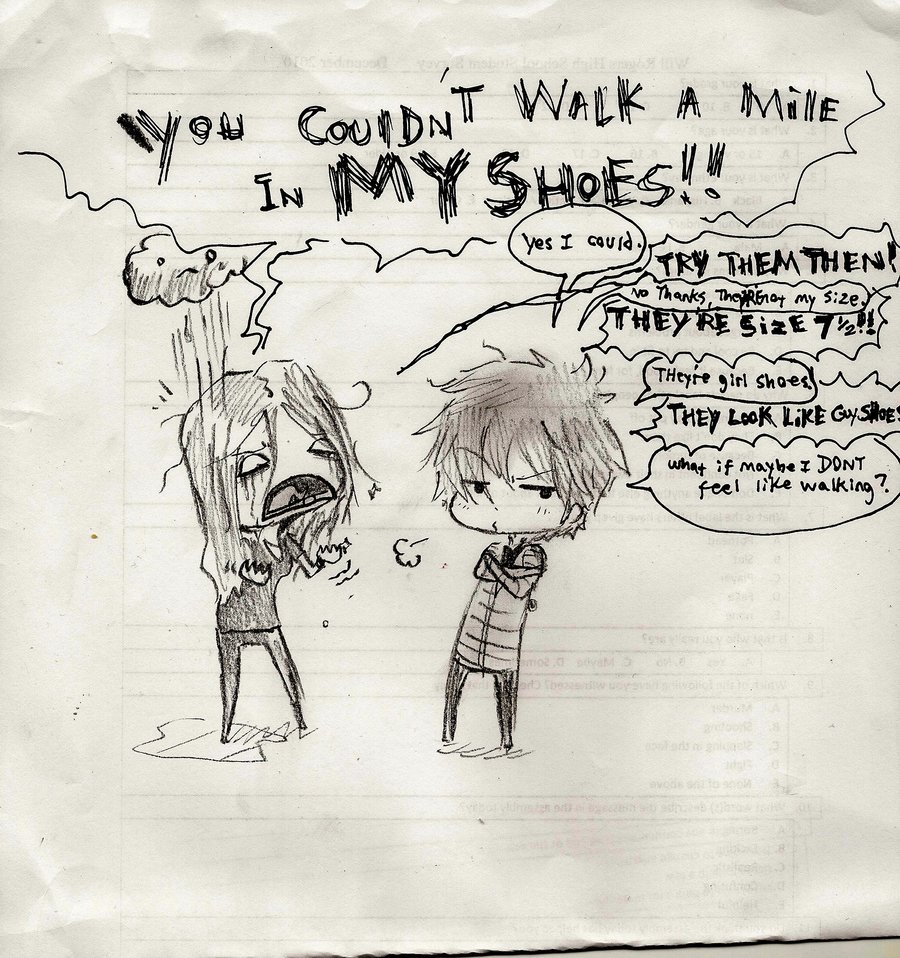 Trying To Walk A Day In My Shoes Trying To Walk A Day In My Shoes