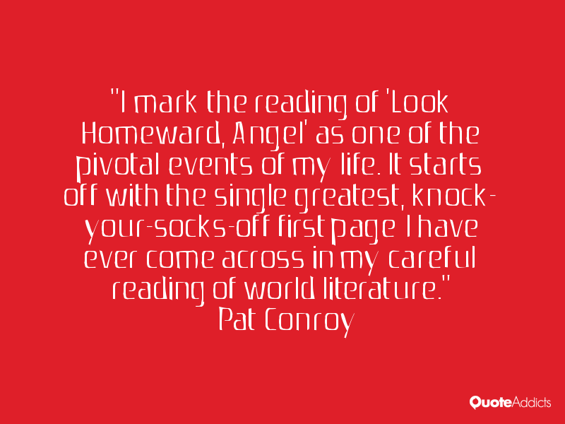 Look Homeward Angel Quotes. Quotesgram