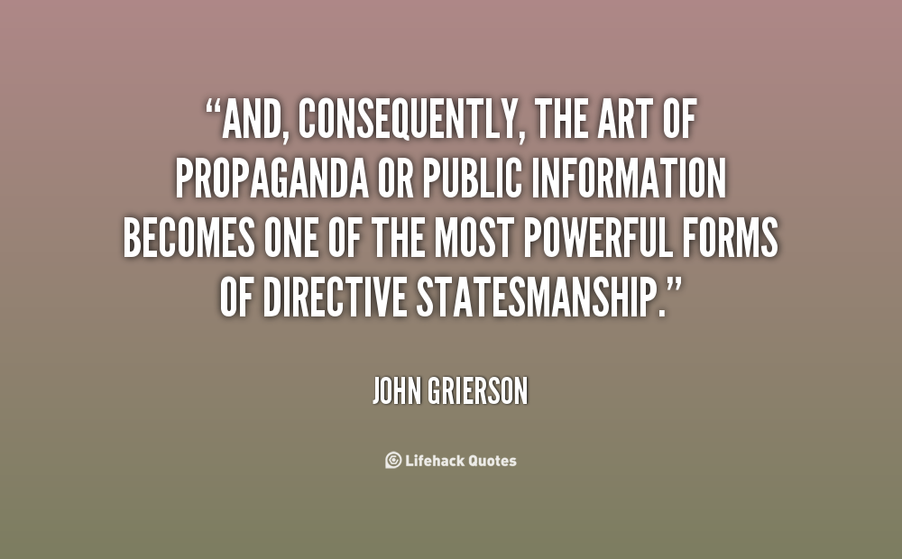 Quotes About Propaganda. QuotesGram
