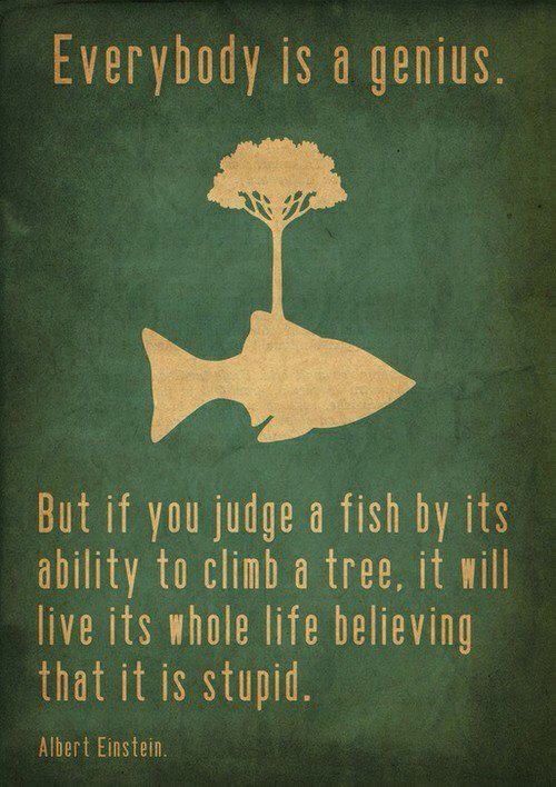Great Einstein Quotes Fish Tree. QuotesGram