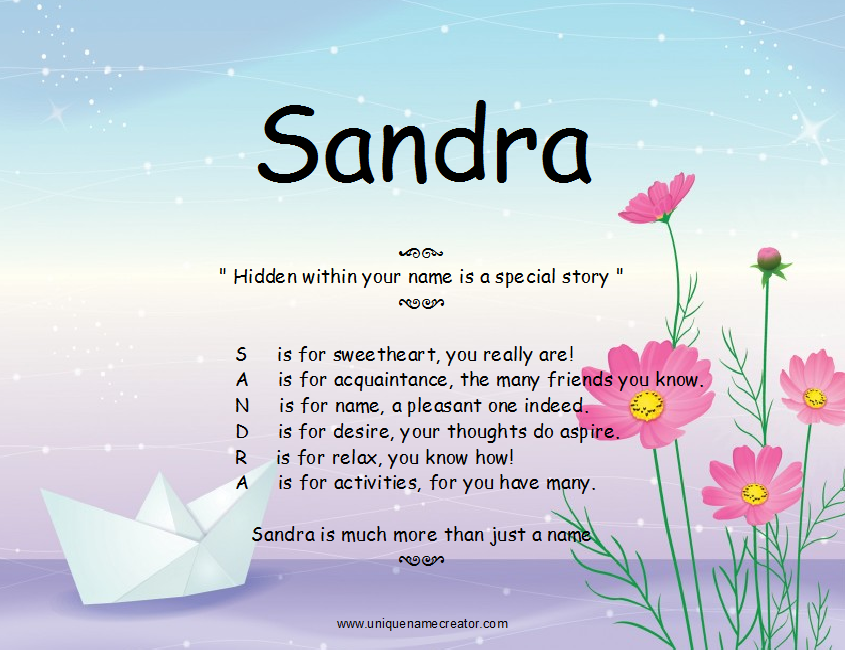 Sandra Name In Quotes. QuotesGram