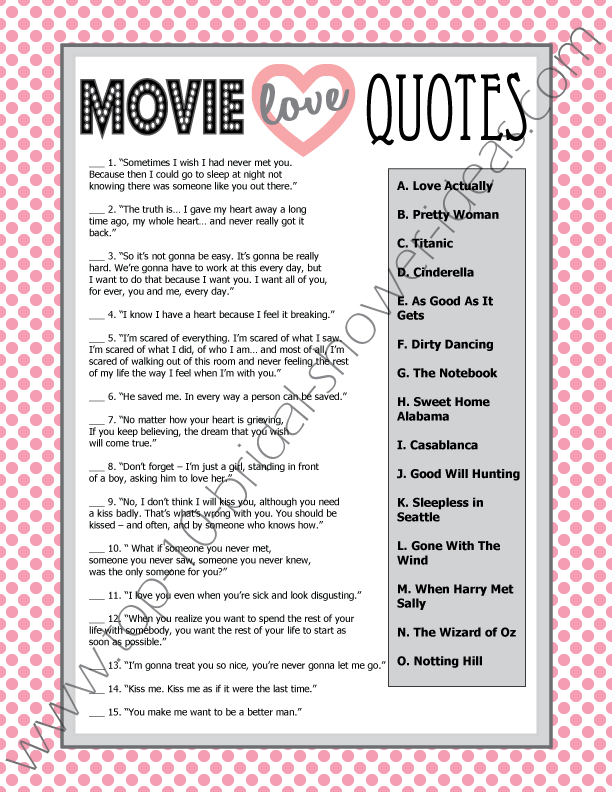 The Movie Quotes Game. QuotesGram