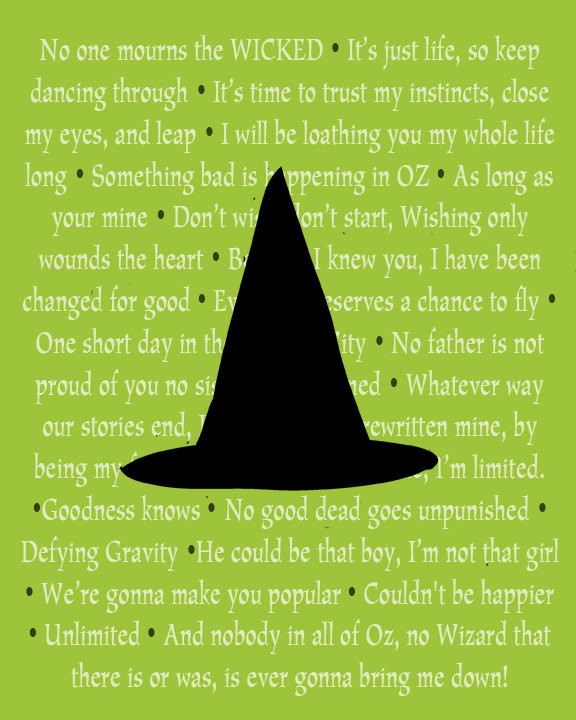 Quotes From The Play Wicked. QuotesGram