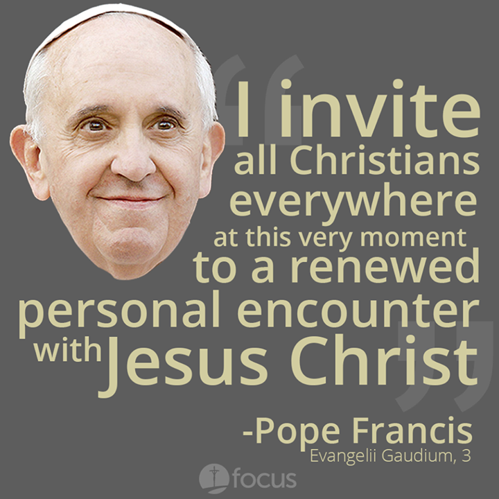 New Evangelization Pope Francis Quotes. Quotesgram