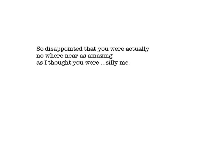 Disappointed In You Quotes. QuotesGram