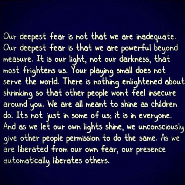 Quotes About Deepest Fear. QuotesGram