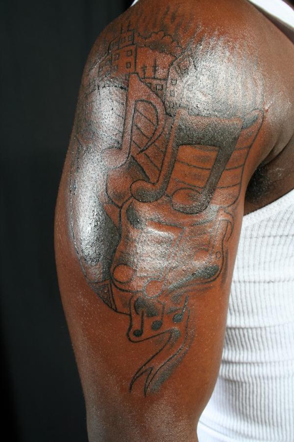 fire arm tattoo black menTikTok Search