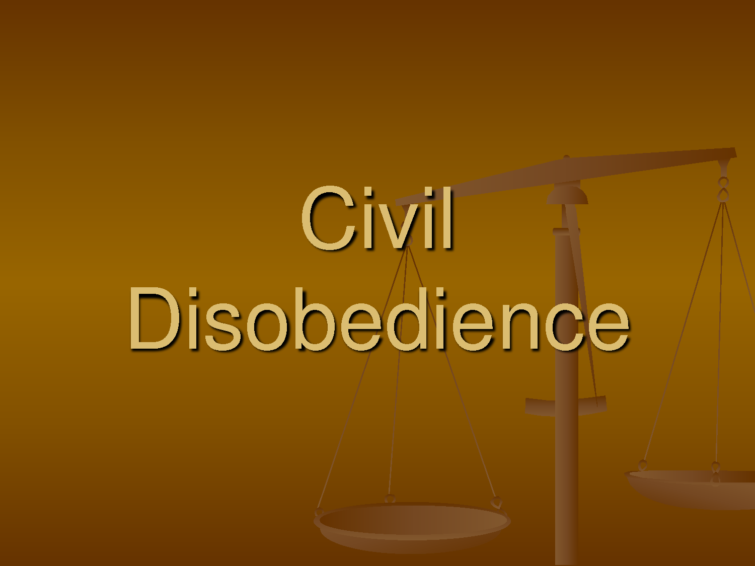 the necessity for civil disobedience The right to civil disobedience is a moral right and has important we shall see that gandhi confined civil disobedience to the barest necessity of the case. the necessity for civil disobedience The right to civil disobedience is a moral right and has important we shall see that gandhi confined civil disobedience to the barest necessity of the case.