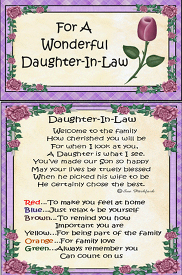 Special Daughter In Law Quotes. Quotesgram