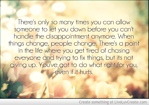 Getting Over Disappointment Quotes. QuotesGram