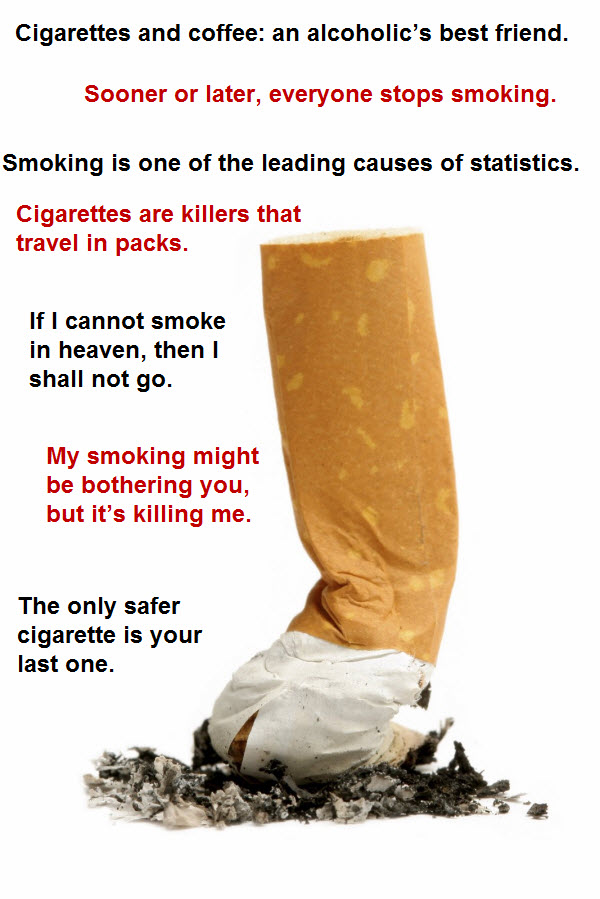Funny Stop Smoking Quotes. QuotesGram