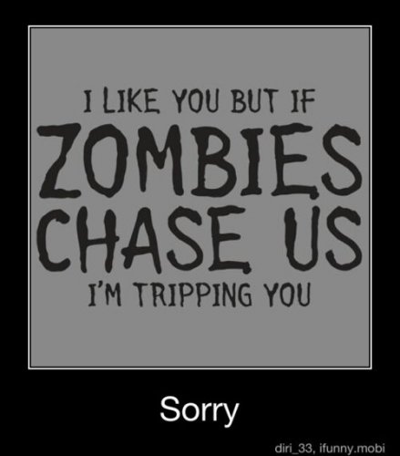 Hilarious Zombie Quotes. QuotesGram