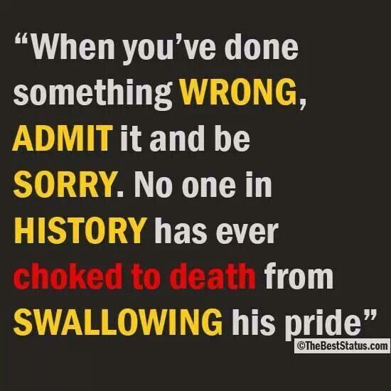 Admitting Your Wrong Quotes. QuotesGram