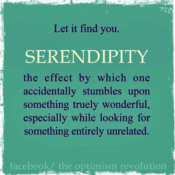 Define serendipity
