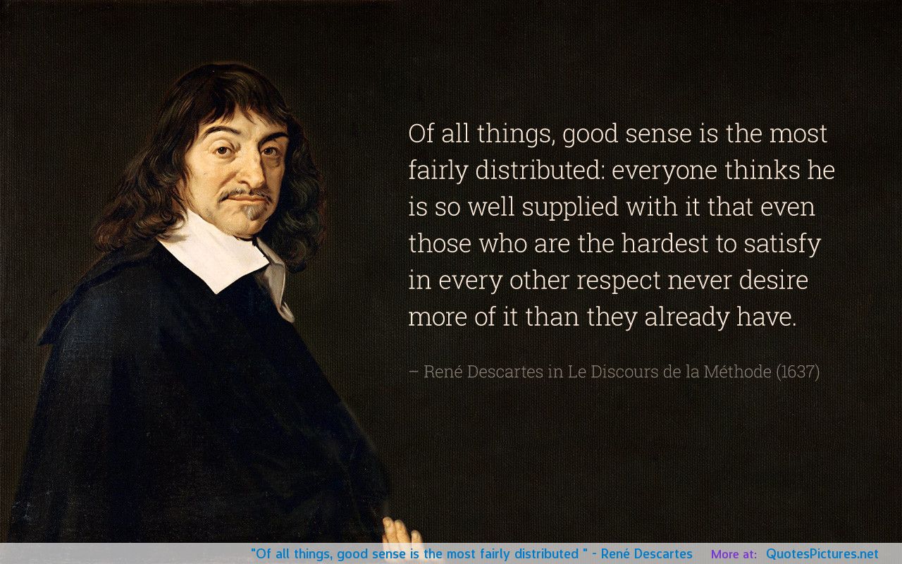 Rene Descartes Most Famous Quotes. QuotesGram