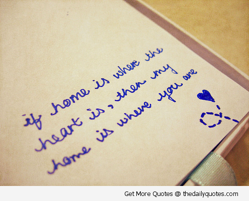 Home Is Where The Heart Is Quotes Quotesgram