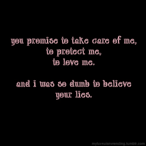 Broken Promise Quotes For Him. QuotesGram