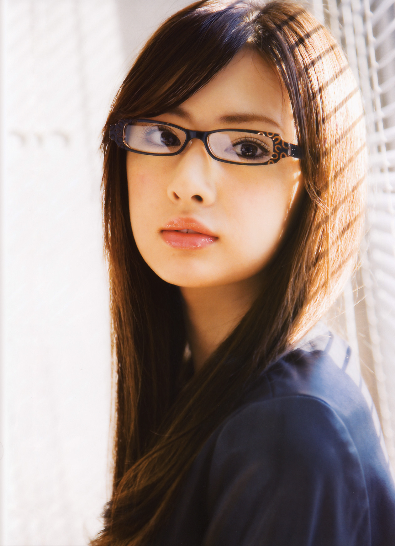 Cute beauty in glasses