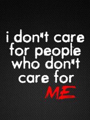Dont Care Attitude Quotes Quotesgram