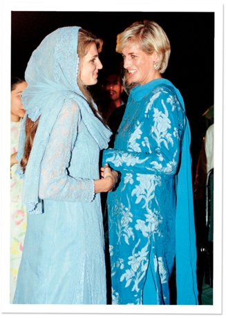 diana khan hasnat princess lady jemima her pakistan spencer young imran 1997 di visit friend doctor goldsmith lahore affair family