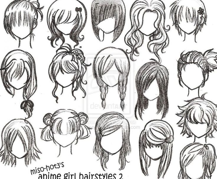 Japanese Anime Hairstyle PNG Image Japanese Anime Female Characters Cute  Hairstyles Japan Anime Female PNG Image For Free Download