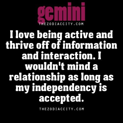 What do Geminis love in a relationship?