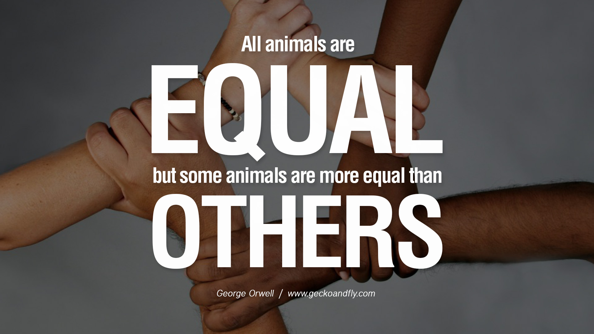 All animals are equal but some animals are more equal than others. "All animals are equal, but some animals are more equal than others..." Georges Orwell. Some are more equal than others кто сказал. Humanize text
