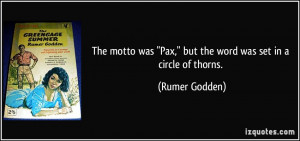More Rumer Godden Quotes