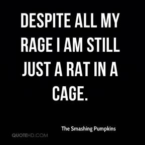 The Smashing Pumpkins - Despite all my rage I am still just a rat in a ...