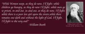william booth while women weep armybarmy while women