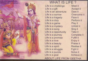 What is life from Bhagavad Gita
