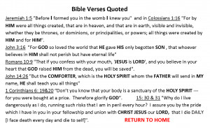 Bible Verses Trinity Love Church