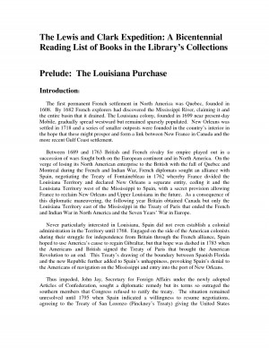 The Lewis and Clark Expedition A Bicentennial Reading List - PDF by ...